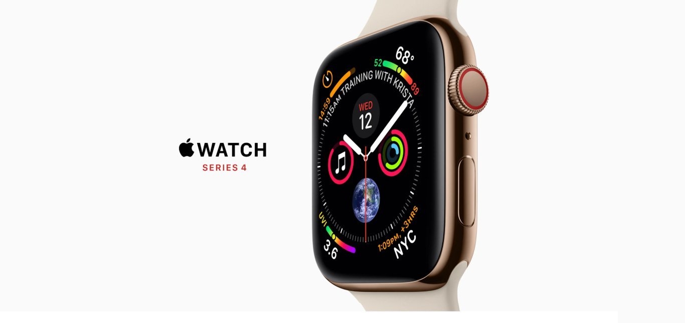 Apple Watch Series 4 (GPS), 40mm Space Gray Aluminum Case With Black Sport Band - Space Gray Aluminum