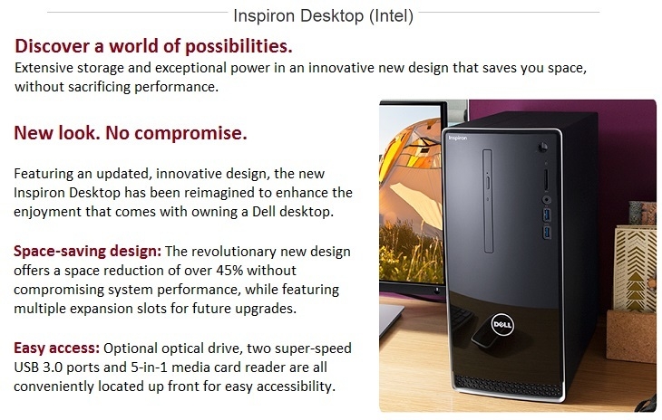 Inspiron 3650 Mini Tower Desktop PC in Nigeria