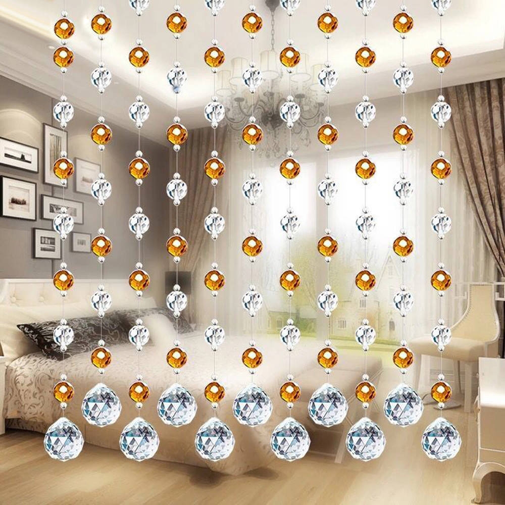 Generic Watermalend Crystal Glass Bead Curtain Luxury Living Room