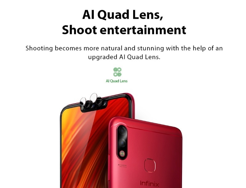 quad lens android smartphone