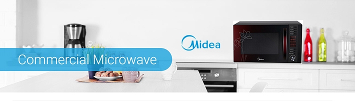 Midea 20LITERS MICROWAVE OVEN WITH GRILL MG720CA7-PM (white)