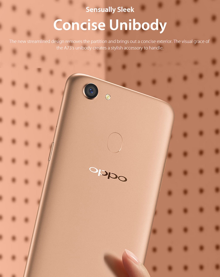 OPPO A73 4GB内存32GB ROM Helio P23 MTK6763T 2.5GHz Octa Core 6.0英寸FHD +全屏Android 7.1 4G LTE智能手机