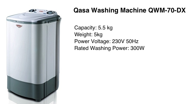 Qasa 5.5kg washing machine