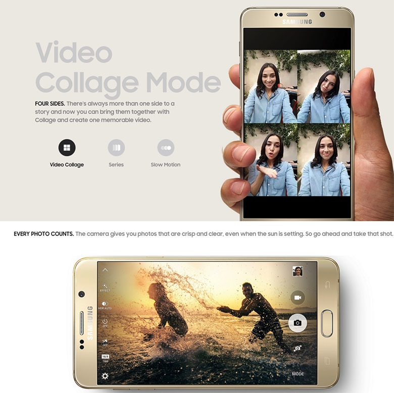 Samsung Galaxy Note 5 Camera Features