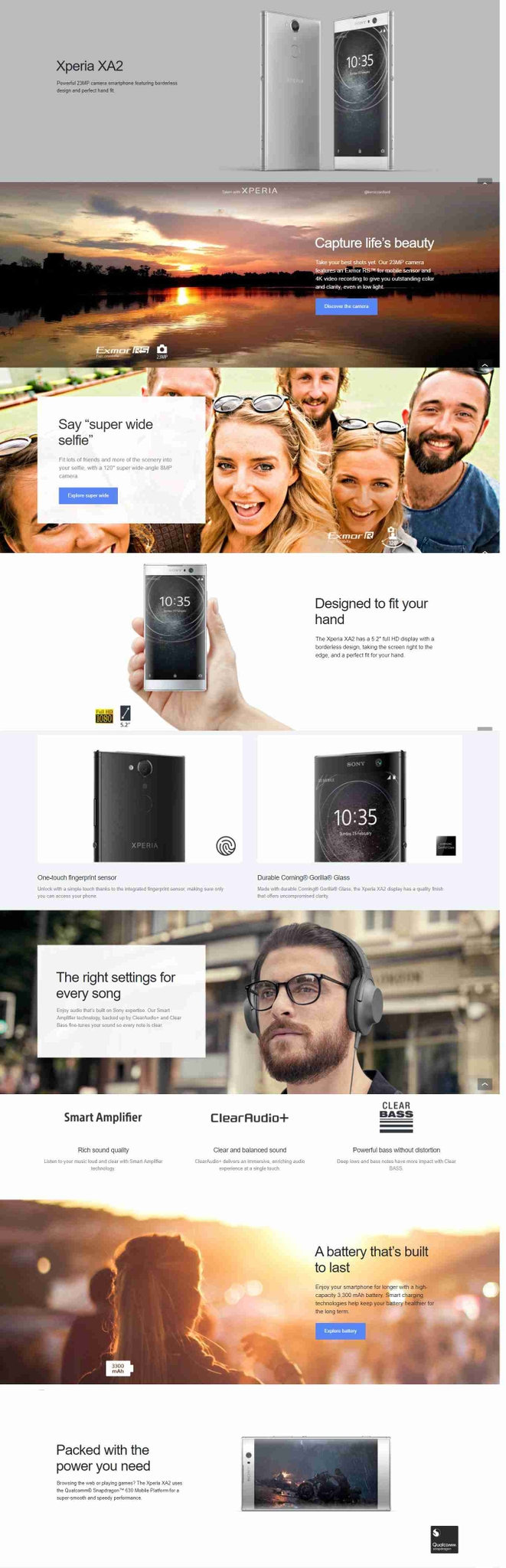 Sony Xperia XA2 Dual Sim (3GB, 32GB) - Black