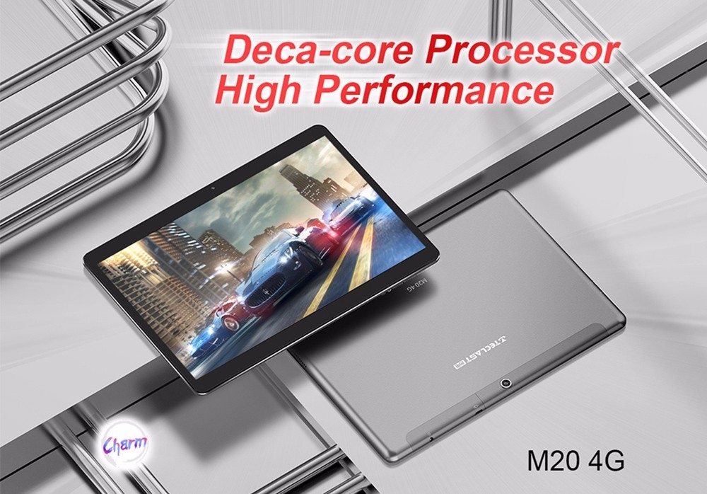 Teclast M20 4G Phablet Android 8.0 10.1 inch MT6797 (X23) Deca Core 3GB RAM 32GB eMMC ROM