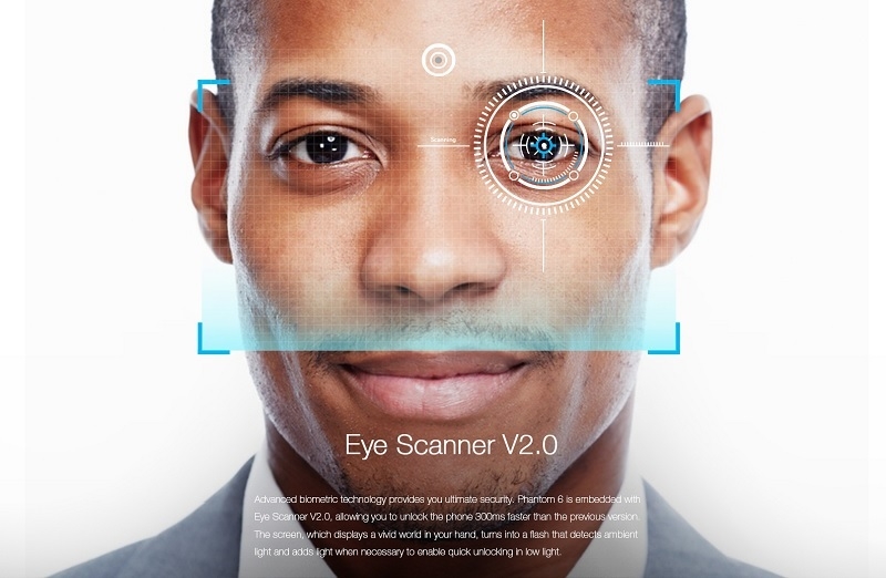 Tecno Phantom 6 with eye scanner