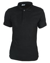 Short Sleeve Plain Polo - Black